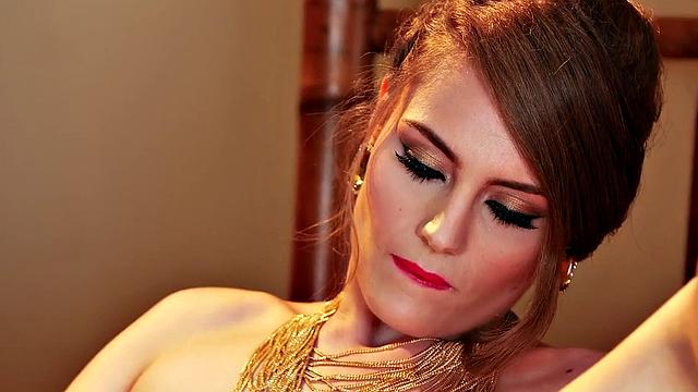 Experience the ultimate pleasure with your pierced pussy and high heels