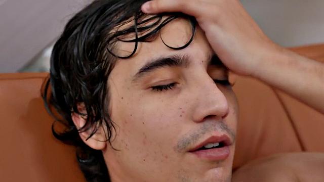 A guy suck on a squirting cutie before taking her from behind in a wild cowgirl ride