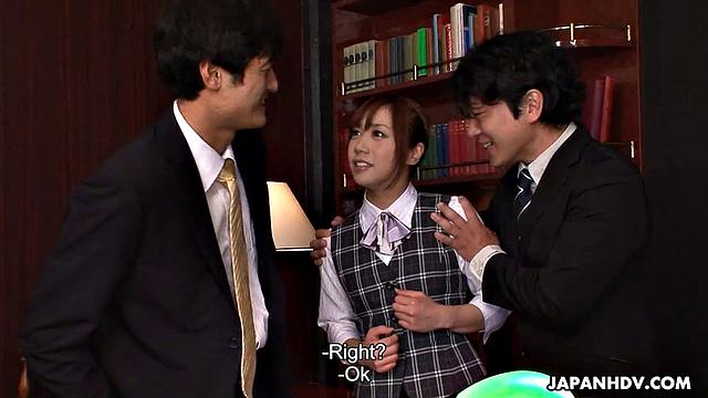 Sweet Aiko Endou got fucked at work, again