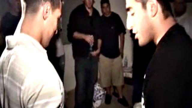 Threeway girl licked as college teen fucked