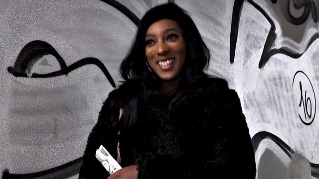 Ebony big booty babe gets reward for dirty sex