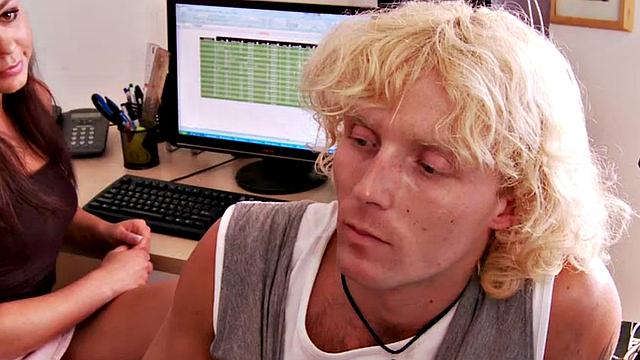 Strapon lezdoms pegging subject in erotic threesome