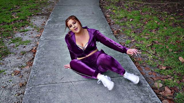 Velour Contours goes wild with tattoos, doggystyle, and pigtails in POV action