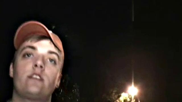 College girl in filthy frat house trio