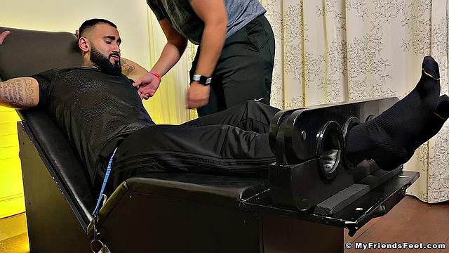 Rikk Gets Tickled In Dress Socks - Rikk