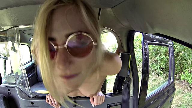 Wild blonde treats him Rough