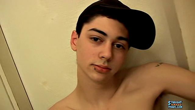 Young, Straight Smooth, Skater Jerks Off - Noah