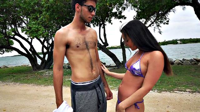 Pulled straight amateur into fucking black bud