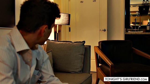 Alexis Adams is Tonight's Girlfriend Giving Me a Sloppy Blowjob