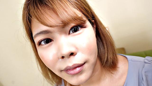 Amateur Japanese babe Iori Sasaki comes to visit us to fuck