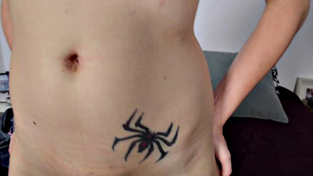 Good young girl with braces and smooth pussy