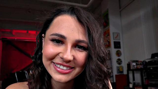 21yo amateur wanks cock in POV like real tugjob lover