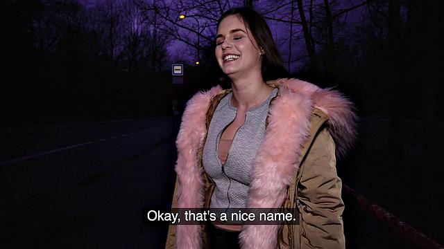 Student with Natural Boobs