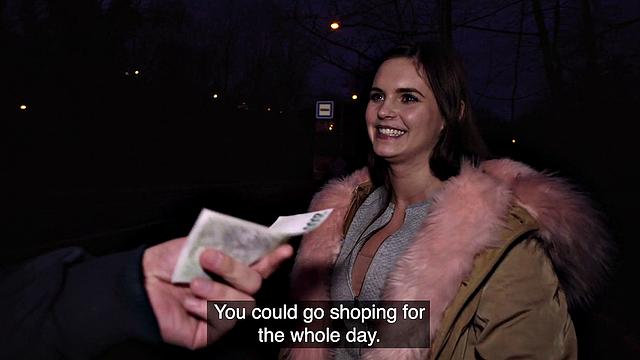 Student with Natural Boobs