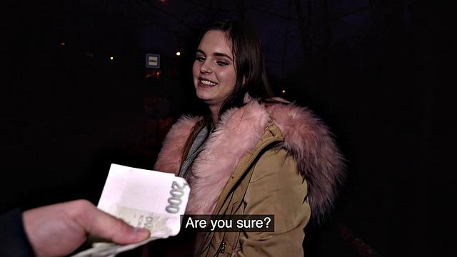 Student with Natural Boobs