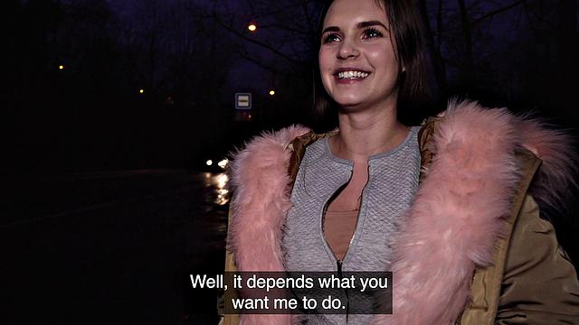 Student with Natural Boobs