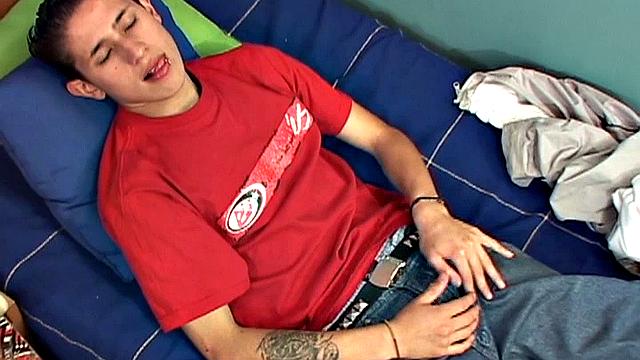 Jaun Carlos is a fan favorite and this time we get to enjoy him and his big fat uncut cock without any distractions. The slim and smooth Latino strips down to his boxers and lets his rock-hard cock pop out before getting totally naked.