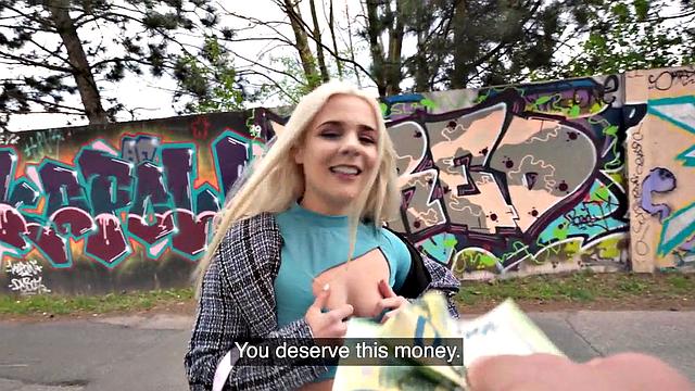 21yo blondie deepthroating POV