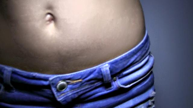 Blonde with a bald pussy takes it from behind in a POV doggystyle with close-ups of blowjob and pussy play