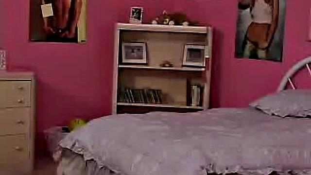 Cutie April masturbates in a naughty solo scene