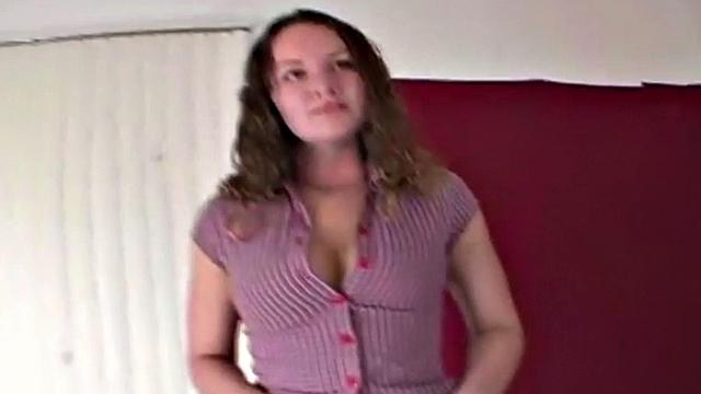 Busty handjob slut jerks in POV