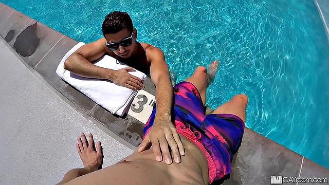 Pool Babe Flirting