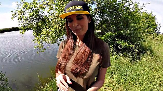 Watch this tattooed wife cheat on her husband with a wild outdoor fuckfest