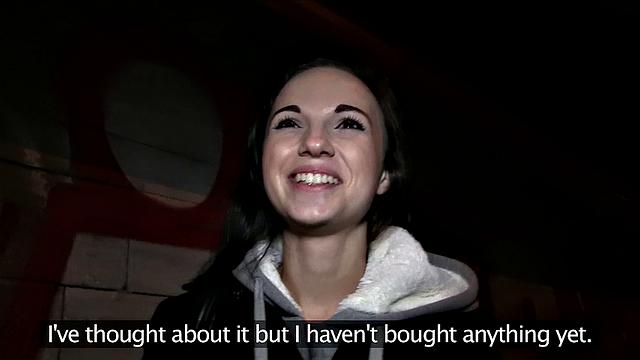 Watch this tattooed slut get her pussy drilled in POV with a thong on the side