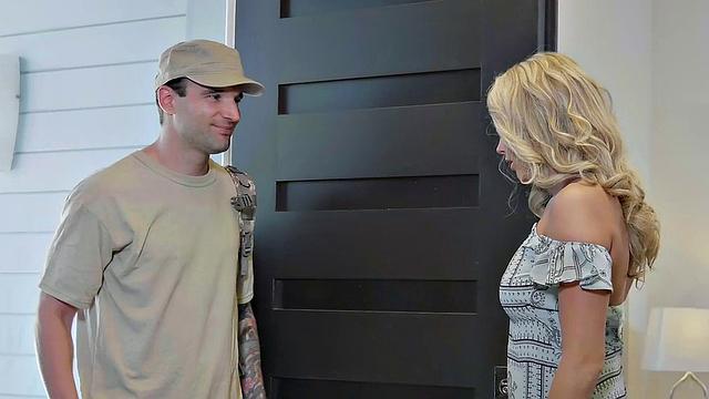 Sexy babe in high heels enjoys a wild ride in the bedroom