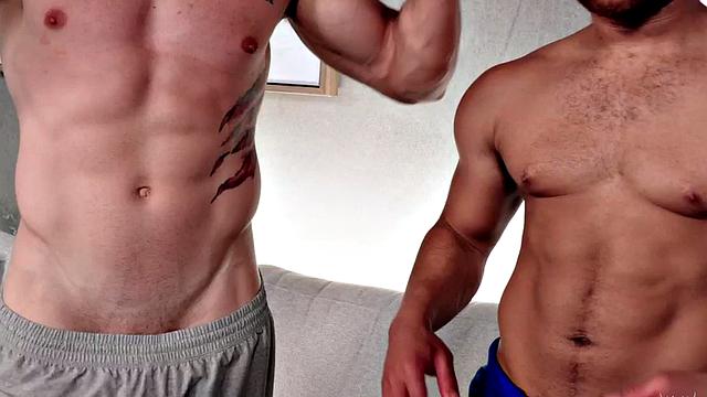 Inked debut barebacked by top BF after casting