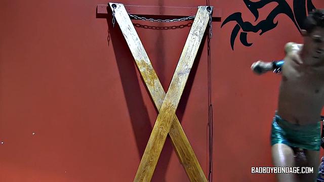 Hung Twink Takes A Hard Whacking - Justin Martinez &amp;amp; Ryann Ruckers