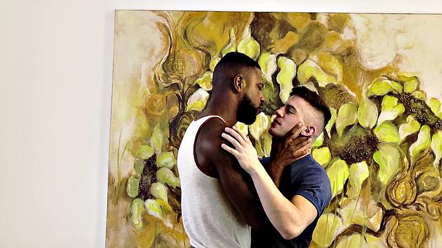 HotHouse - Hottest Ebony Bodybuilder Fills Up Cute Jock With Cum