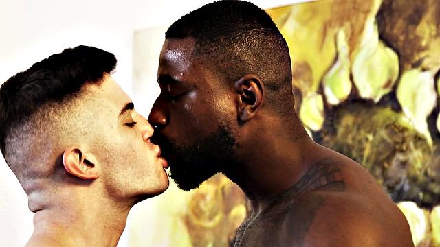 HotHouse - Hottest Ebony Bodybuilder Fills Up Cute Jock With Cum