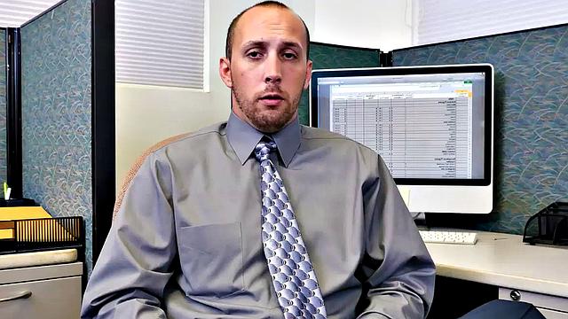 Insatiable boss demands 3some in the office kitchen while wearing glasses