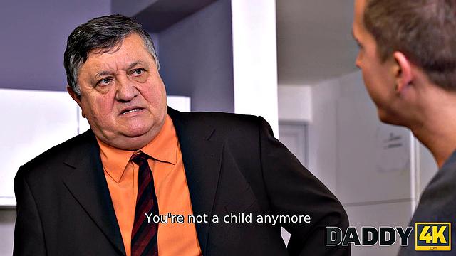 My Daddy4K. Fat daddy uses cash to get access to tight pussy of son's GF