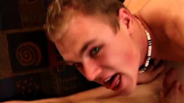 Straight boys Kyle and Brett decide to suck each other's dick. Brett services his friend and then lays back on the table and Kyle returns the head, but not for long.