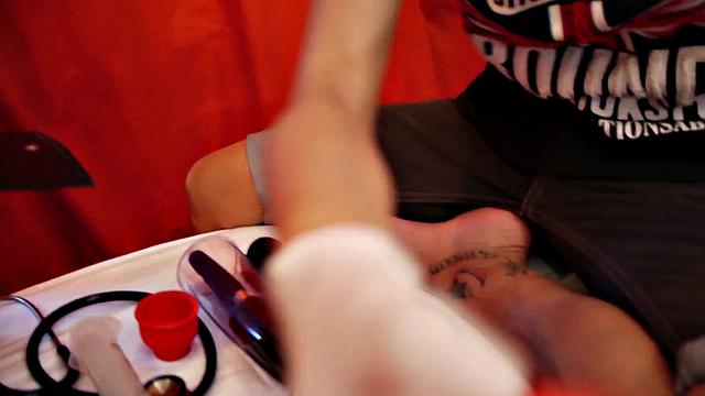 Nippon amateur twink rimmed and nailed by doctor