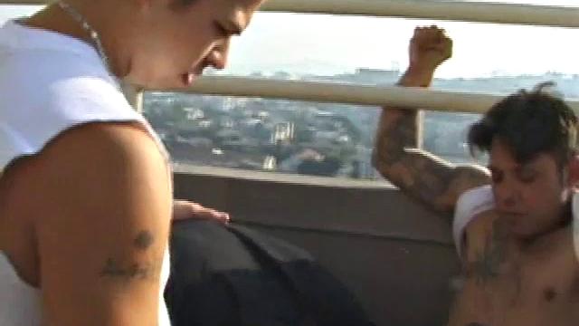 Три мужика решают спор на членах: кто первый сдастся в гей-замесе?