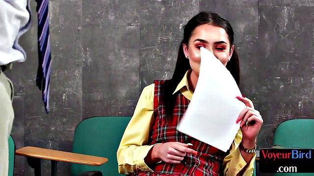 Voyeur coeds giving JOI