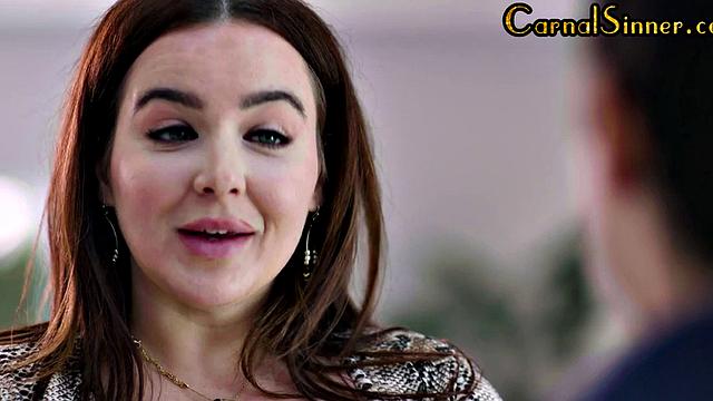 Busty redhead MILF gets pounded after fingering