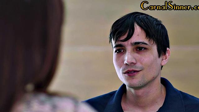 Busty redhead MILF gets pounded after fingering