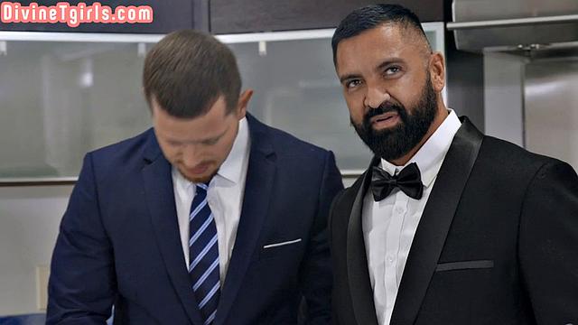 Big-titted blonde gets ass pounded