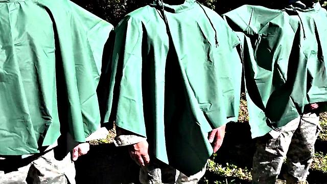 Army gay fucked outdoors in missionary in anal