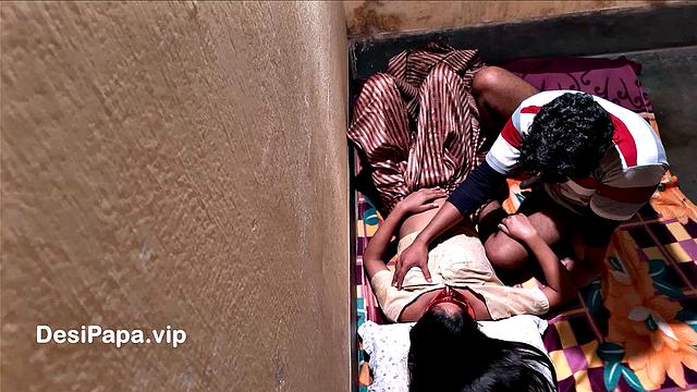 A Indian couple's petite bodies get ravaged in a steamy POV session