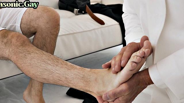 Religious twink bareback fucked by muscled masonic