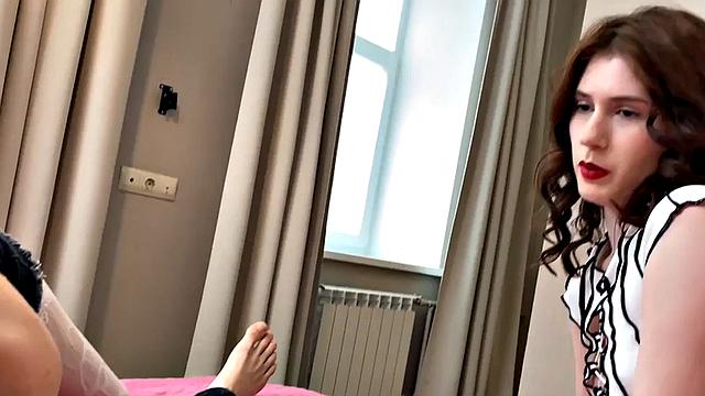 Assfucked 19yo GF drilled by BF in POV mission