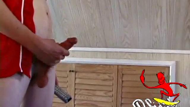 Young Derek Jerks His Meat
