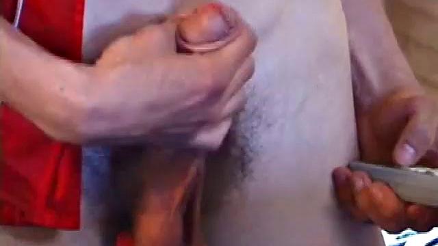 Young Derek Jerks His Meat