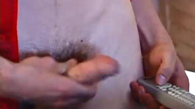 Young Derek Jerks His Meat