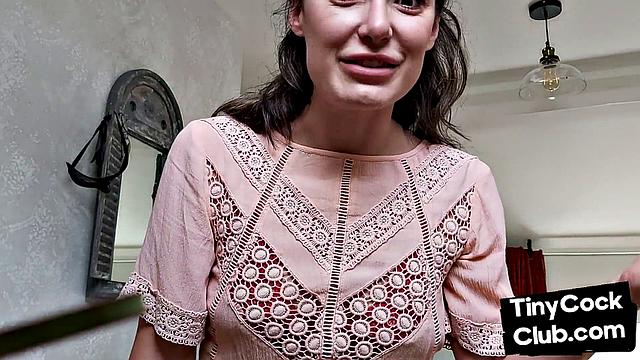 SPH femina laughs at small cocks in her home video